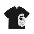 BAPE Space Camo Side Big Ape Head T-Shirt 'Black'