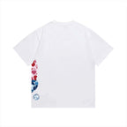 BAPE ABC Camo Crazy Side BIg Ape Head Tee 'White'