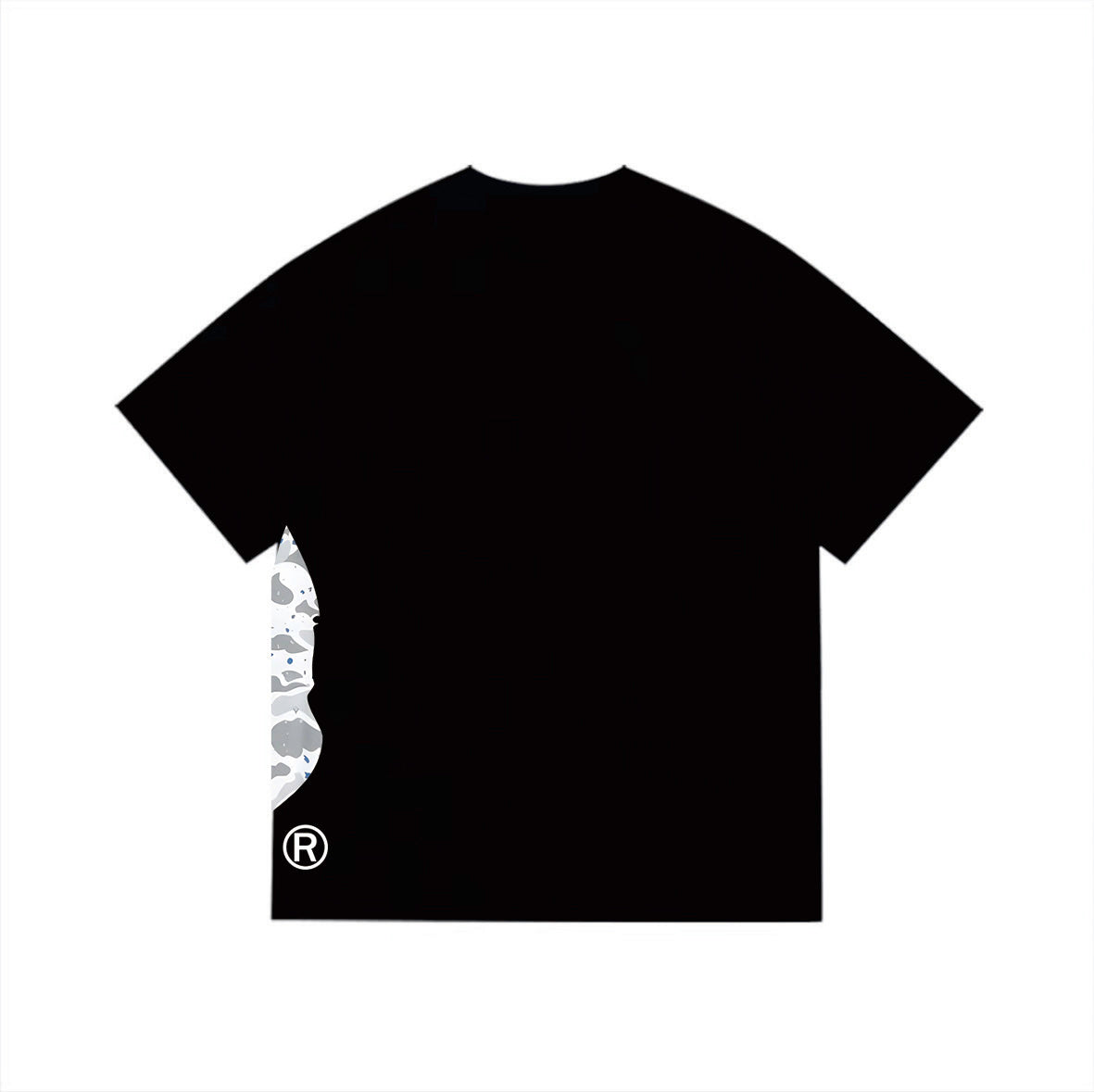 BAPE Space Camo Side Big Ape Head T-Shirt 'Black'