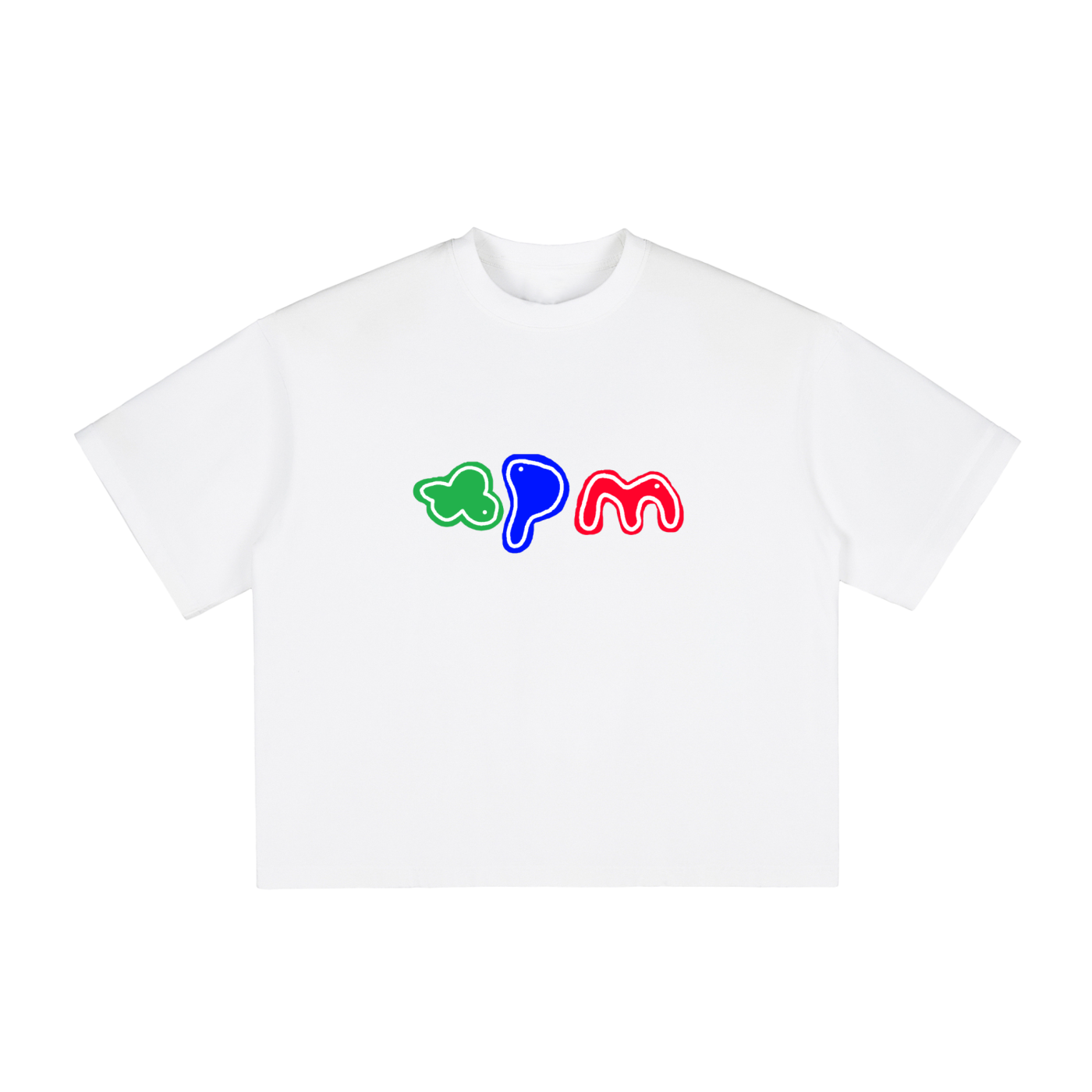 OPM'S VERT BLEU ROUGE SMOKER DINO TEE "WHITE"